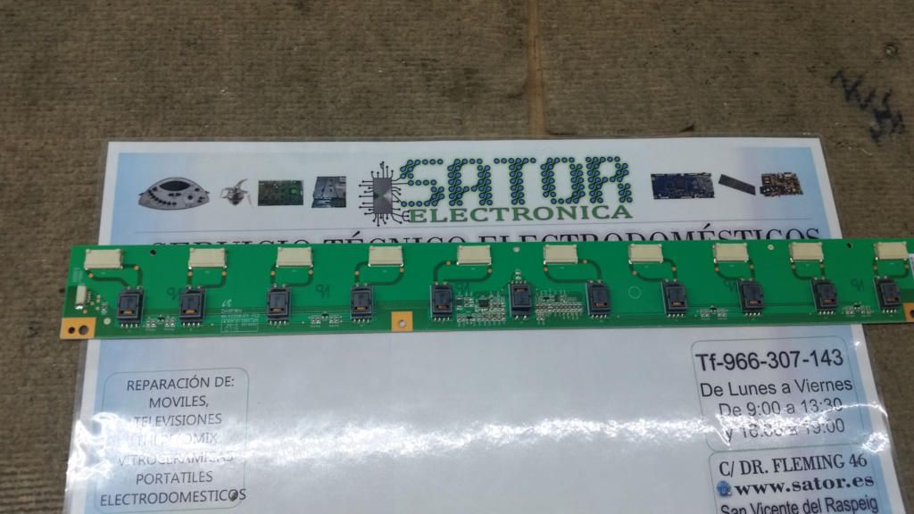 Carte D'alimentation Inverter THOMSON 55FU5553C - Pour Rétroéclairage TV, Occasion Fonctionnelle